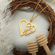 Special Love Style Couple Name Necklace