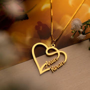 Special Love Style Couple Name Necklace